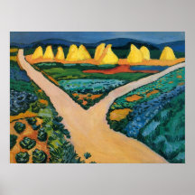 Grönsakstäppor av August Macke, Vintage Finkonst