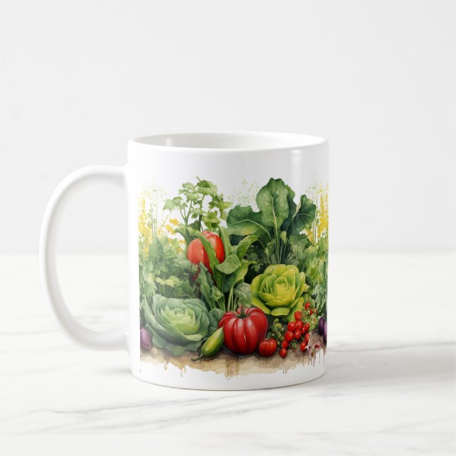 Grönsaksträdgård Kaffemugg (Vänster)
