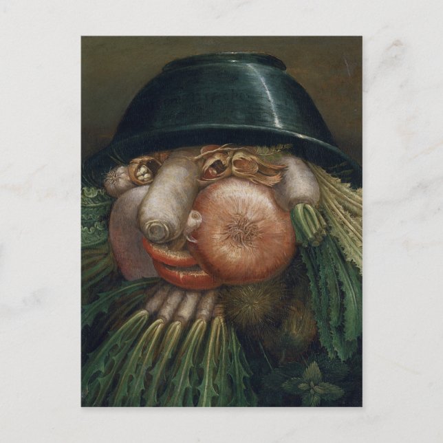 Grönsaksträdgården - Giuseppe Arcimboldo Vykort (Framsida)