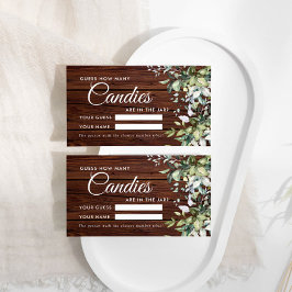 Grönska Blommig Hur Många Godisar Brudskurs Brädsp Placeringskort