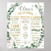 Grönska Elefant Födelsedags Mål Födelsestatistik