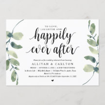 Grönska Eukalyptus, Bröllopsrepetition Middag