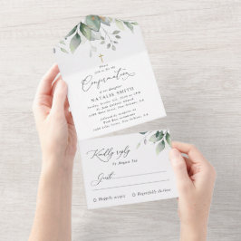 Grönska, Eukalyptusblad, Boho, Konfirmation