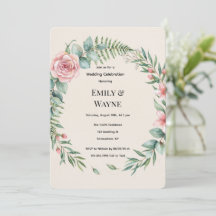 Grönska Med Rosa Blommor Romantisk Bröllop