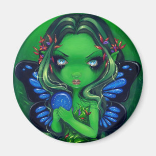 "Grönskande grön" magnet