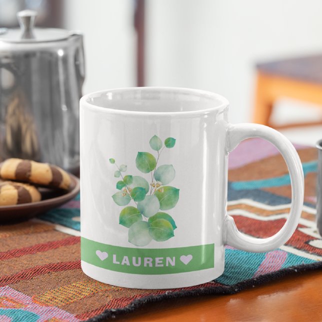 Grönskande kaffemugge kaffemugg (Skapare uppladdad)