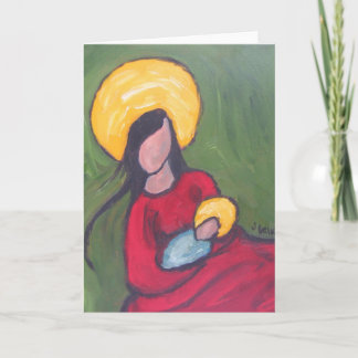 Grönskande Madonna Helgkort