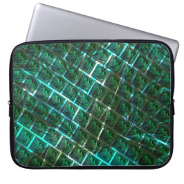 "Grönskuren öga, repor och blåskärning Laptop Fodral