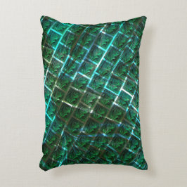 "Grönskuren öga, repor och blåskärning Prydnadskudde