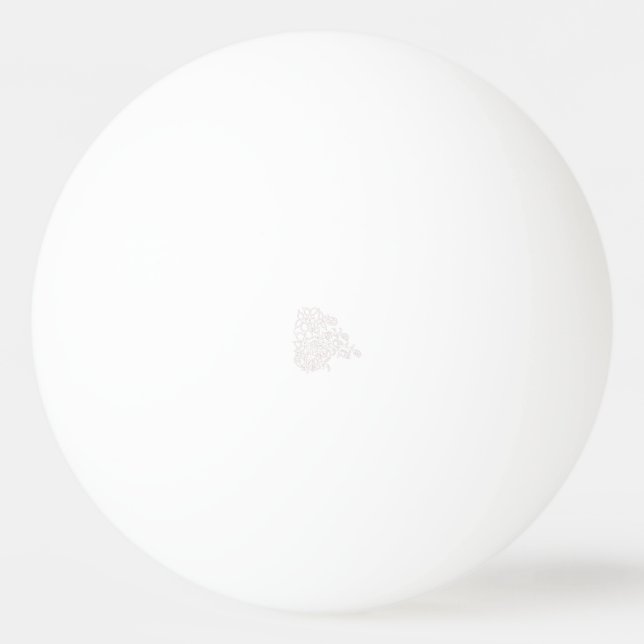 Grönsommarbröllopsinbjudan Pingisboll (Framsidan)