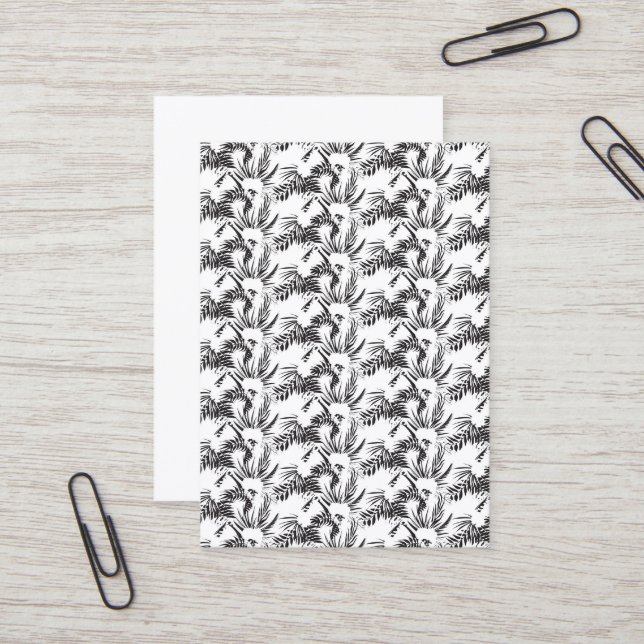 Grönsommarbröllopsinbjudan Visitkort (Fram/Back In Situ)