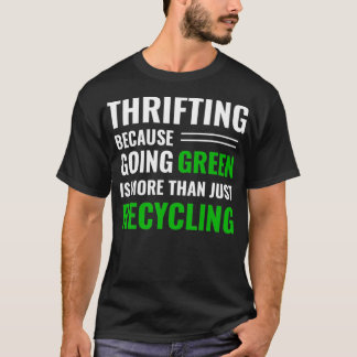 Grönt _19 för dragning av återvinningslinjen  t shirt