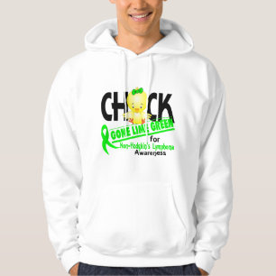 Grönt 2 för limefrukt för non-Hodgkins Hoodie