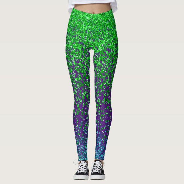 Grönt 2 sidor 01.b Lila BG Leggings (Framsida)