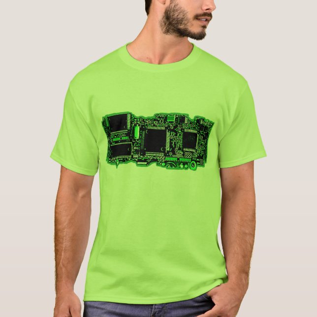 Grönt 2 t-shirt-grönt t-shirt (Framsida)