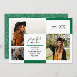 Grönt 3 Meddelande om fotot Studenten