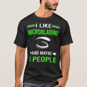 Grönt 3 Microblading Microblade T Shirt