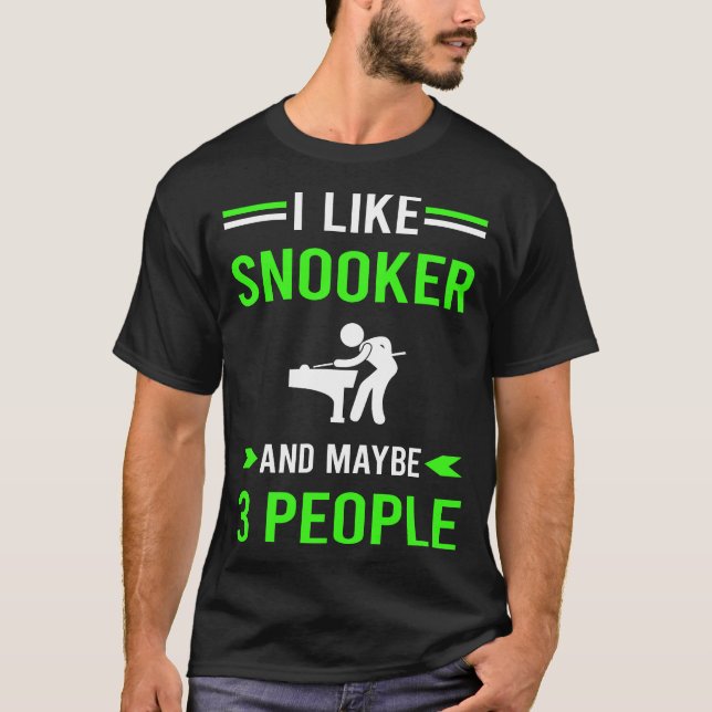 Grönt 3 Personsökare T Shirt (Framsida)