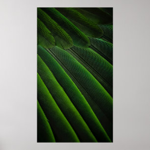 Grönt 3D tapet Poster