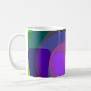 Grönt 403 lila kaffemugg