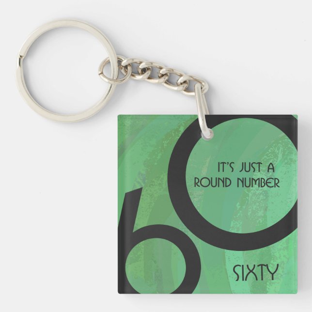 Grönt 60 Födelsedag per år (Framsidan)