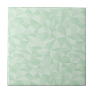 Grönt Abstrac för Mint mosaiskt geometriskt Kakelplatta
