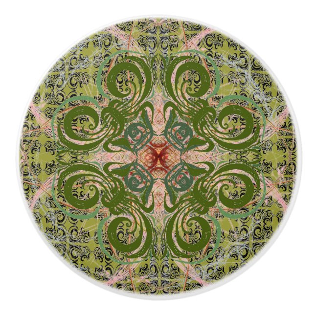 Grönt Abstrakt av Alexandra Cook Knopp (Framsidan)