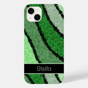 Grönt abstrakt Fodral-Mate iphone case