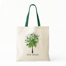 Grönt abstrakt träd