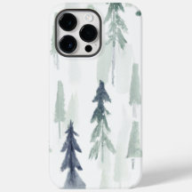 Grönt Abstrakt, vattenfärgen Forest iphone case