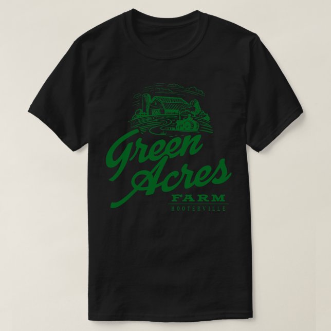 Grönt Acres T Shirt (Design framsida)