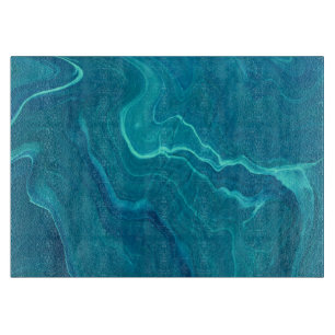 Grönt Agate Marble Abstraction