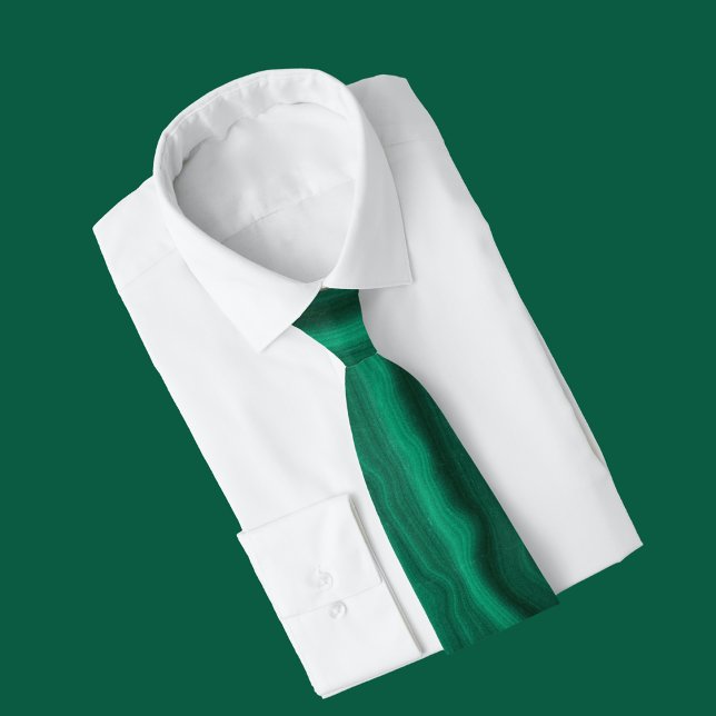 Grönt Agate marble elegant Neck Tie Slips (Skapare uppladdad)
