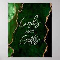Grönt Agate Wedding Gifts-signatur