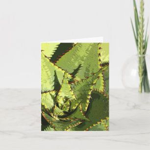 Grönt-agave-kort Kort