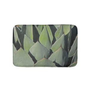Grönt Agave Lövs Botanical Photo Southwest Badrumsmatta