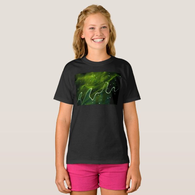 Grönt Algae och Vatten gccna T Shirt (Hel framsida)