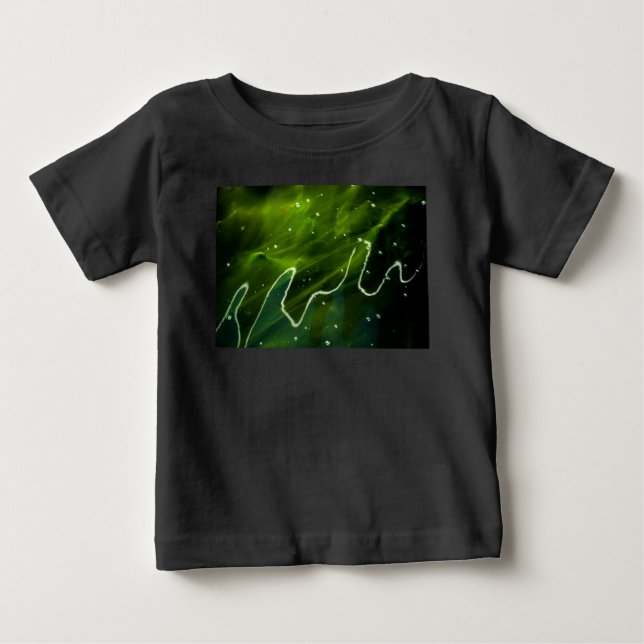 Grönt Algae och Vatten iccna T Shirt (Framsida)