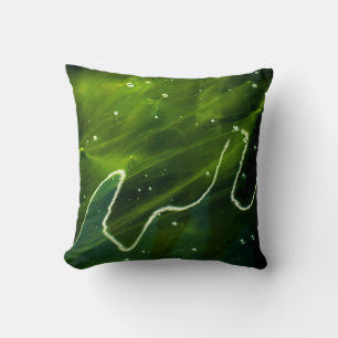 Grönt Algae och Vatten tpcn Kudde