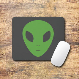 Grönt Alien Mouse Pad Musmatta