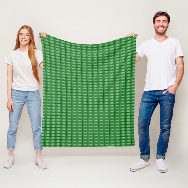 Grönt alligator skin mönster fleecefilt (På plats)