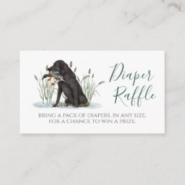 Grönt Anka Hund-kort för hårklämning Tilläggskort