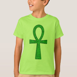 Grönt Ankh Kids' T-shirt