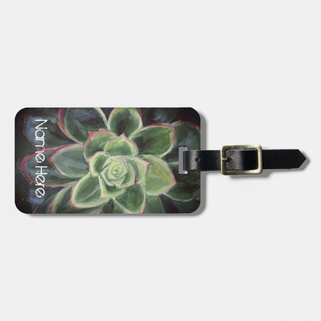 Grönt Anpassningsbar för mjuk målning Bagagebricka (Horisontell Framsida)