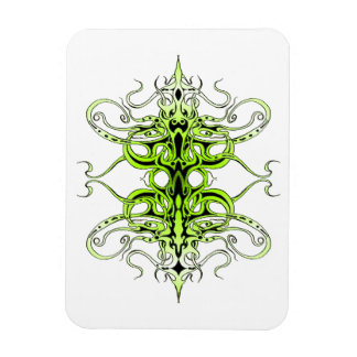 Grönt Anpassningsbar Tattodesign Magnet