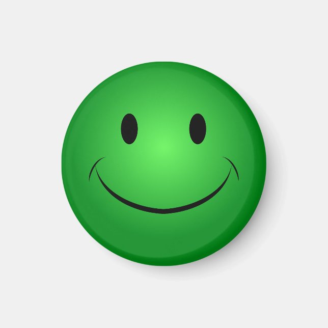 Grönt Ansikte Magnet (Framsidan)