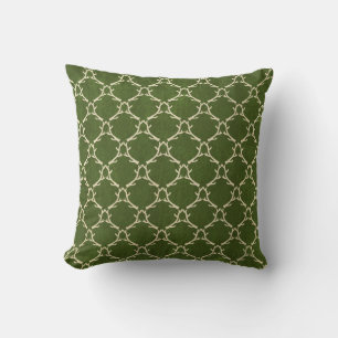 Grönt Antler Pillow Kudde