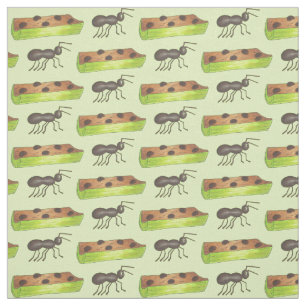 Grönt Ants på en bricka i ett skål Tyg