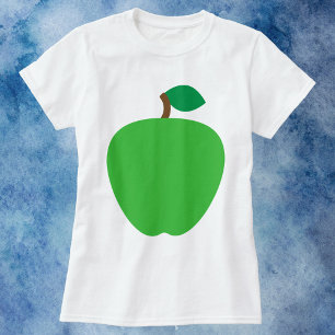 Grönt äppelfrukt t shirt
