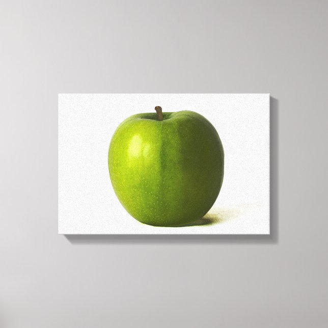Grönt Apple 16,50 x 11 (41,25 x 27,5 cm)-waccna Canvastryck (Framsida)